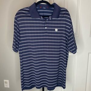 Nike Mens Striped Golf Shirt- Large